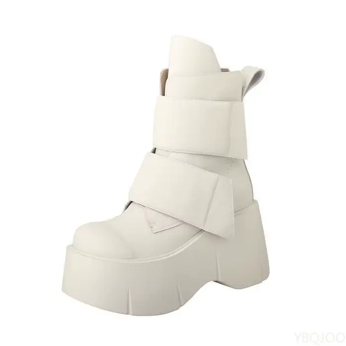 À la mode polyvalent hauteur augmentant les bottes pour femmes nouveau printemps automne décontracté