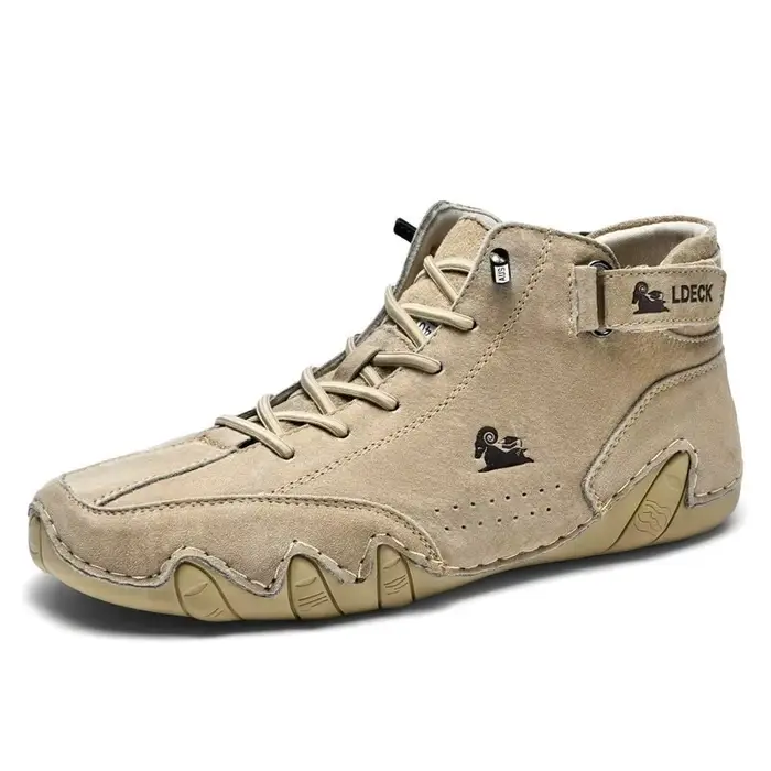Baskets montantes imperméables pour hommes, bottes de moto décontractées, chaussures d'hiver, chauss