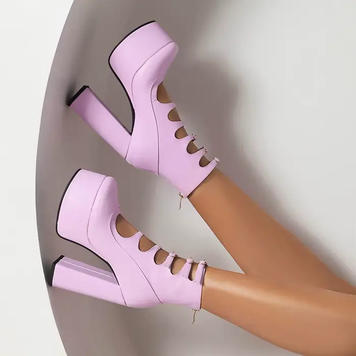 Bottes de rinçage à plateforme super hautes imperméables pour femmes, matériau en microcarence, styl