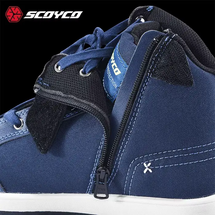 Bottes d'équitation de moto décontractées pour hommes, SCOYCO, quatre saisons, résistantes, confortables, respirantes, semelle en caoutchouc, pointure 39-46, couleur beige, vert armée ou noir