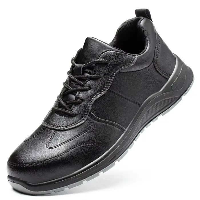 Bottes de travail imperméables, chaussures de sécurité à bout en acier pour hommes, chaussures en cu