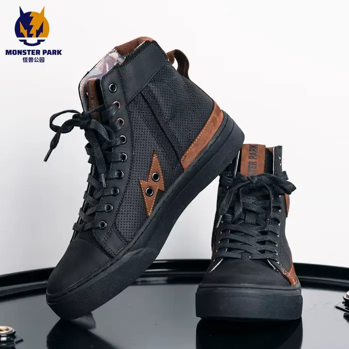 Bottes pour motocycliste homme chaussures de Moto Botas Moto résistant à l'usure chaussures de Moto 