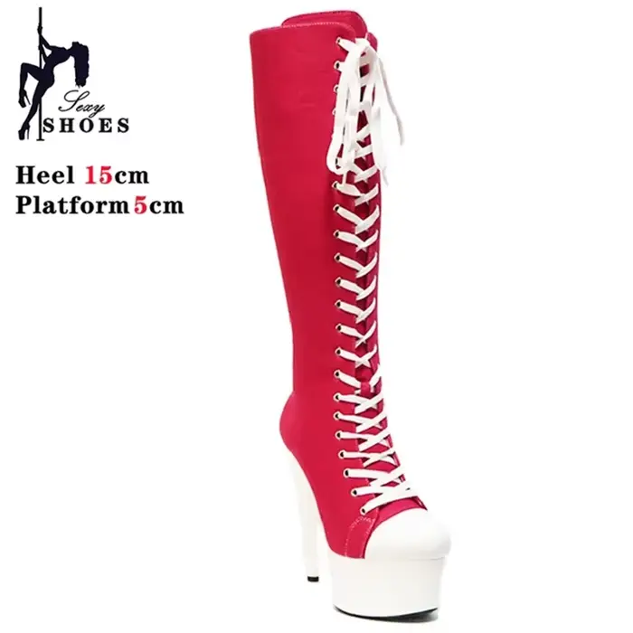 Bottes mi-mollet imperméables à lacets pour femmes
