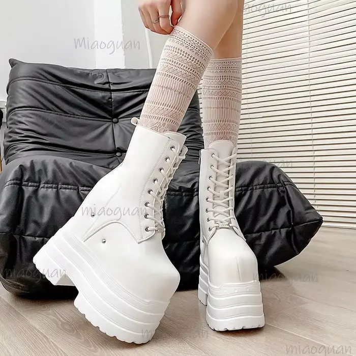 Bottines à plateforme pour femmes