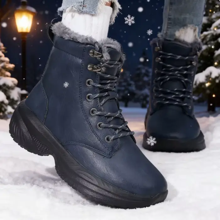 Bottes d'hiver minimalistes en unité centrale avec doublure en flanelle pour femmes, bout pointu, talons moyens, étanches, pour toutes les occasions et le confort tout au long de l'hiver