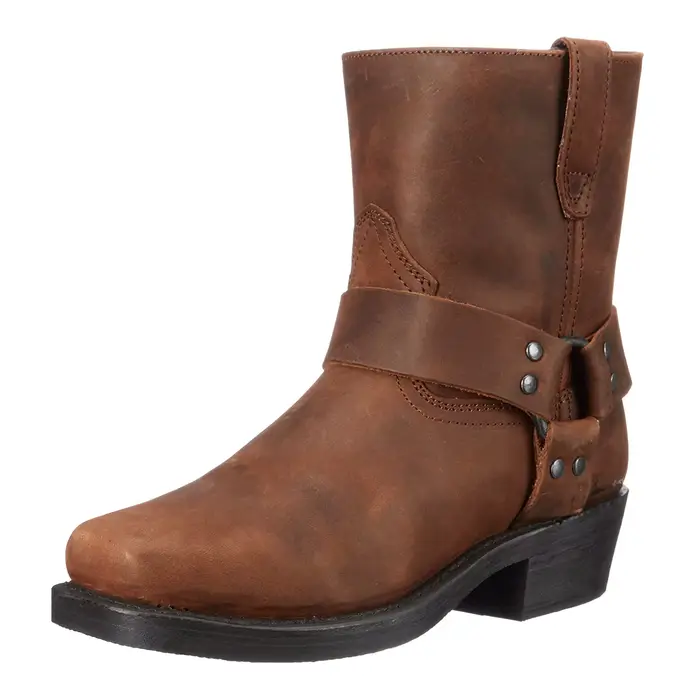 Bottes de Cowboy classiques hommes mi-mollet bottes occidentales hommes chaussures en cuir homme san