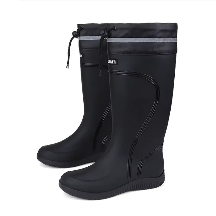 Bottes de pluie haut de gamme pour hommes et femmes, imperméables et résistantes à l'eau, courtes et