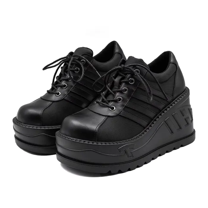 Bottes Gothiques à Semelles Compensées pour Femme, Chaussures Astronomiques, Punk, Tendance, Irritat