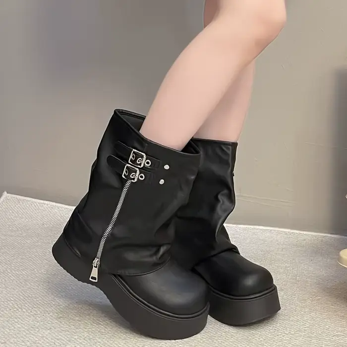 Bottines à plateforme pour femmes