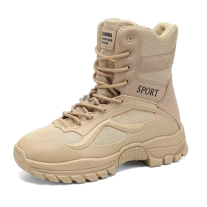 Bottes militaires d'extérieur montantes