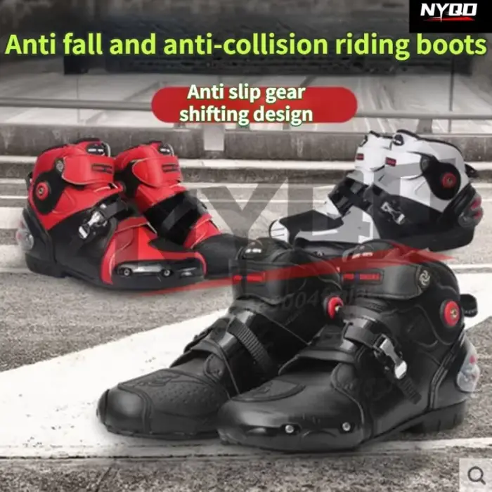 Chaussures d'équitation de moto pour hommes