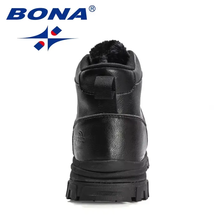 BONA – bottines de neige en caoutchouc pour homme, chaussures hautes antidérapantes, de marque de lu