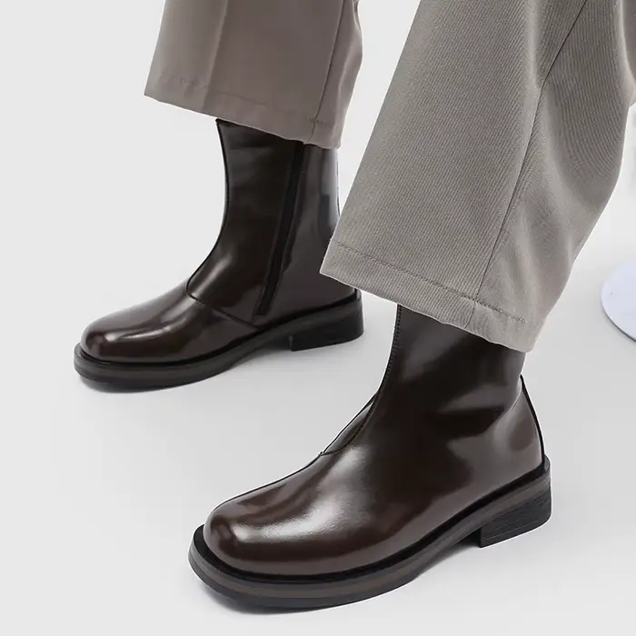 Bottes Chelsea mi-hautes pour hommes