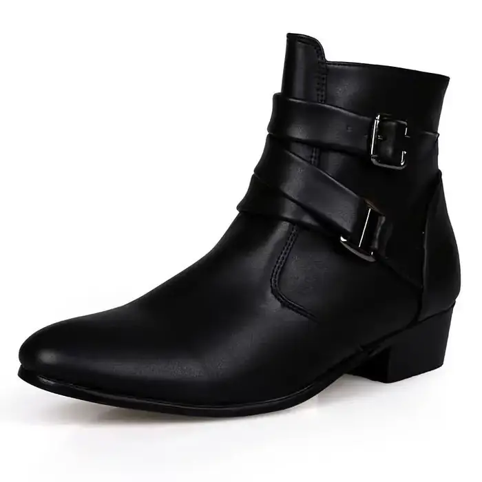 Bottes Chelsea LEDP Style Britannique Bout Pointu Pour Hommes Occasions Spéciales Etquot;