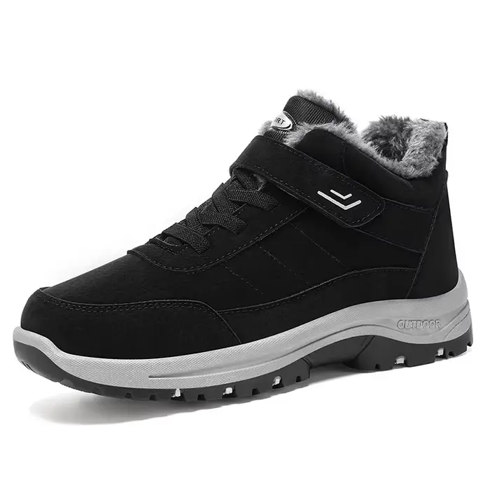 2025 hiver chaussures décontractées pour hommes chaussons de neige bottines antidérapantes chaussure