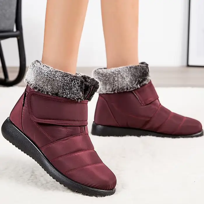 Bottes femme garder au chaud bottes de fourrure pour la neige Botas Mujer classiques bottes d'hiver 