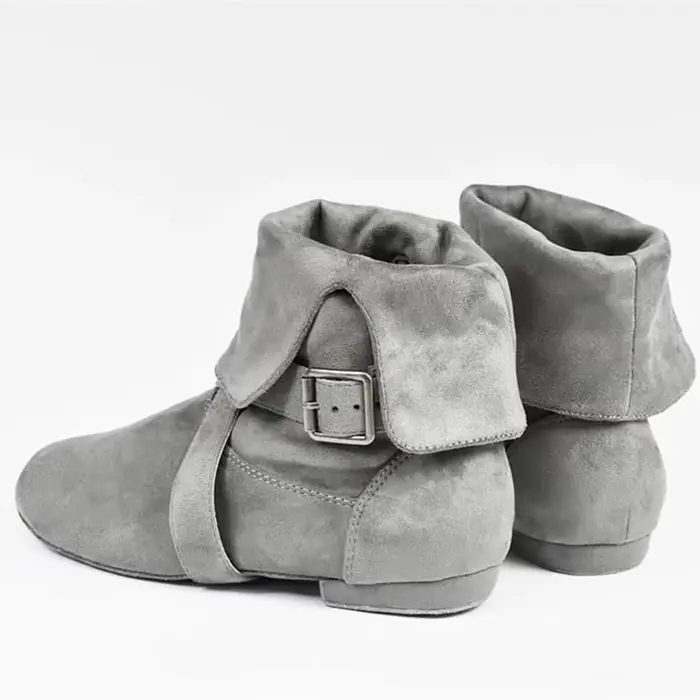 Bottes de brevLatine à Talons Plats pour Femme