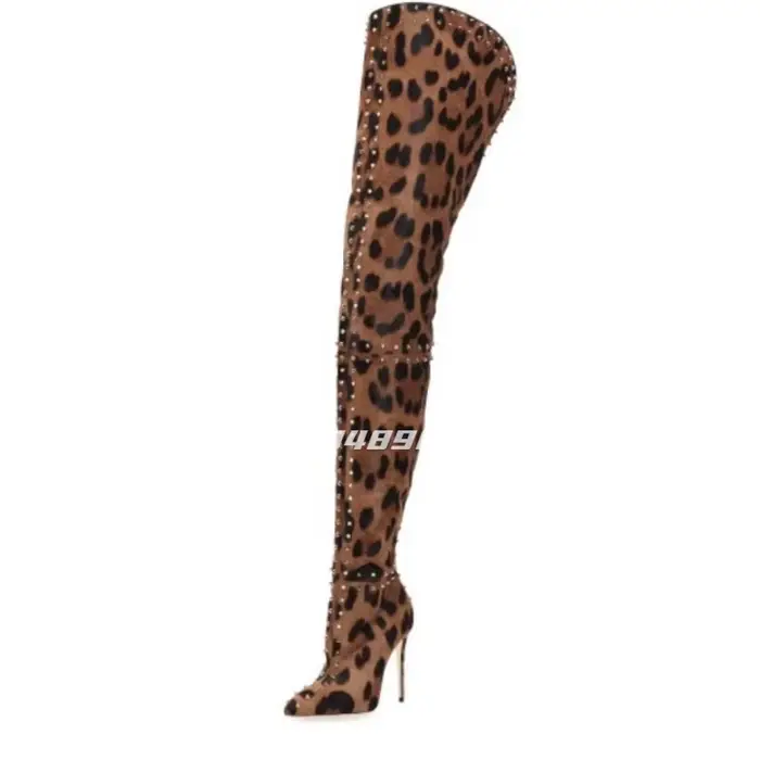 Bottes en cristal Leopord