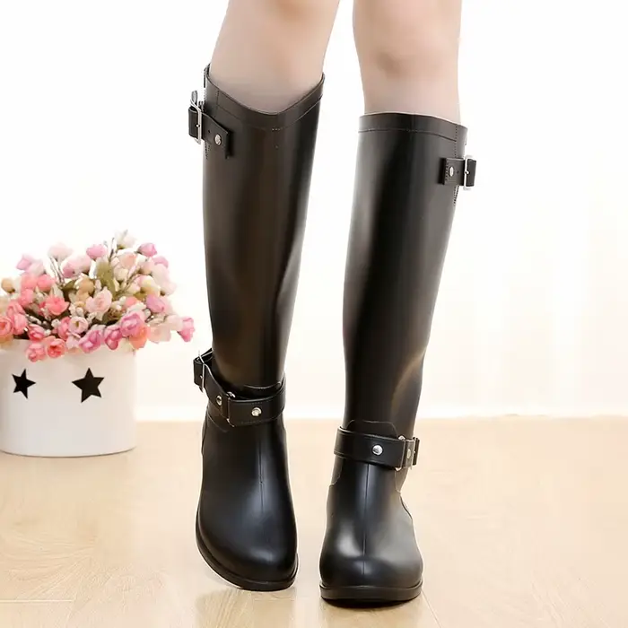 Bottes de travail en caoutchouc imperméables pour femmes