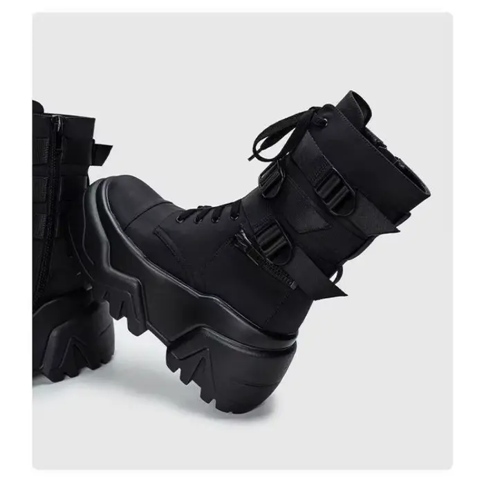 Bottines d'automne en cuir pour femmes
