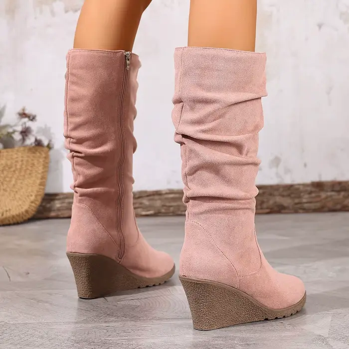 Bottes pour femmes élégantes et confortables avec fermetures éclair latérales pour printemps et automne occasions spéciales et quotidienne
