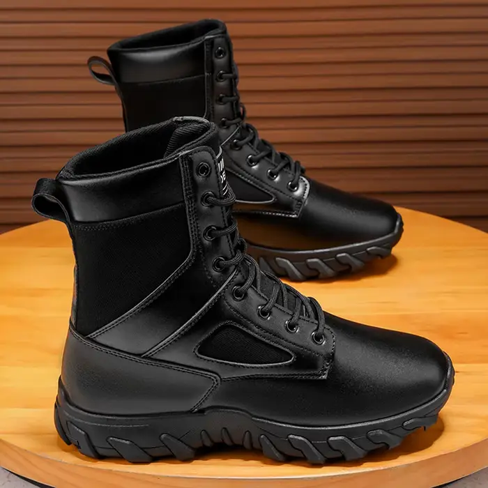 Bottes montantes pour hommes, chaussures de sport décontractées, camouflage d'extérieur, bottes pour