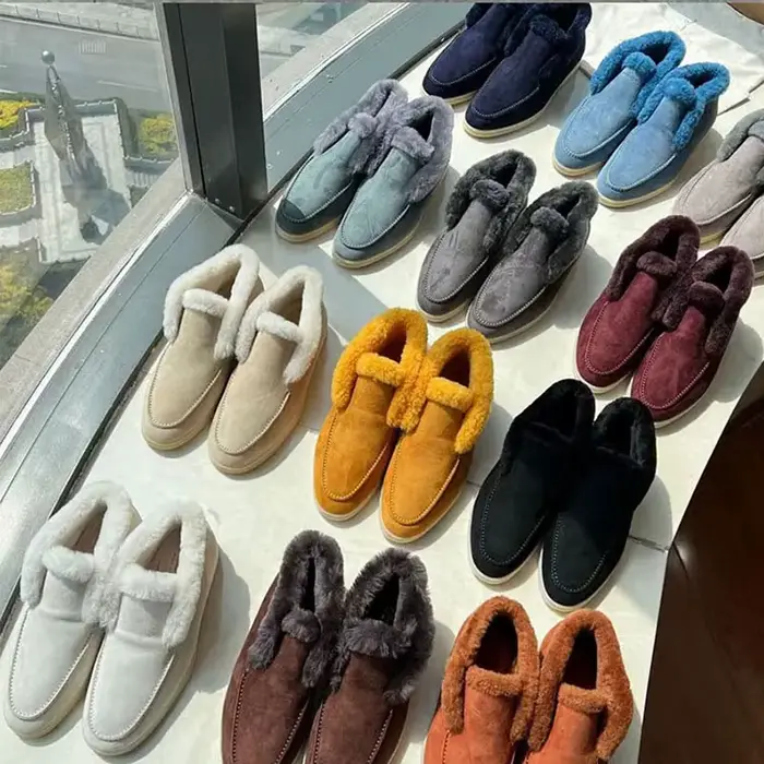 Bottines en fourrure pour femmes