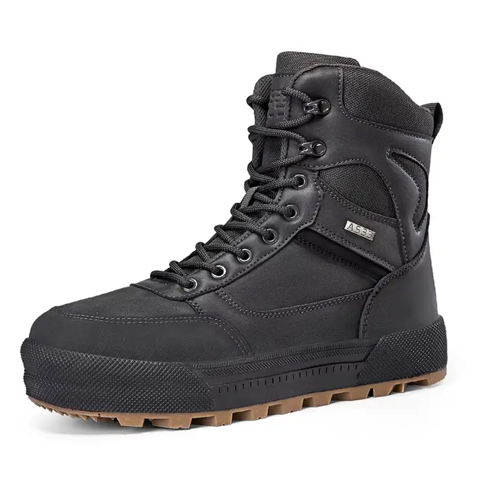 Bottes tactiques montantes homme respirantes et antidérapantes pour entraînement combat et randonnée en extérieur style britannique occasions spéciales