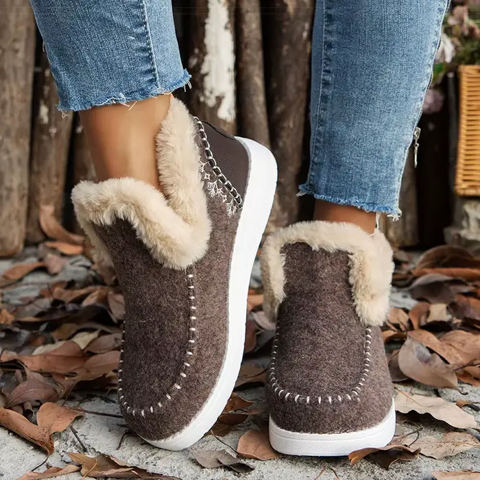 Femmes bottes femmes bottines pour chaussures d'hiver femme 2025 fourrure Botas Mujer garder au chau