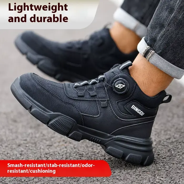Bottes de sécurité anti-écrasement et anti-crevaison pour hommes