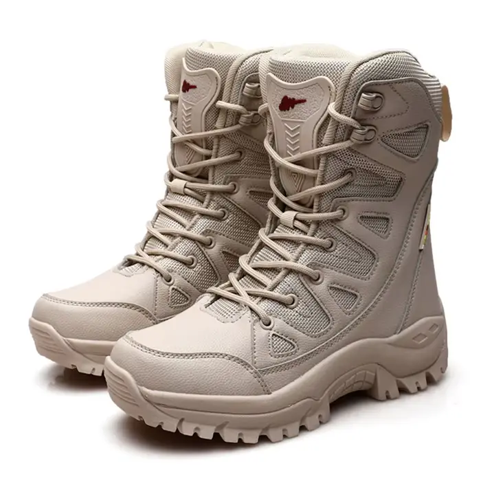 Hiver femmes haut de gamme en plein air en cuir en peluche chaussures de randonnée Trekking femme bottes montagne baskets Camping suivi Treking