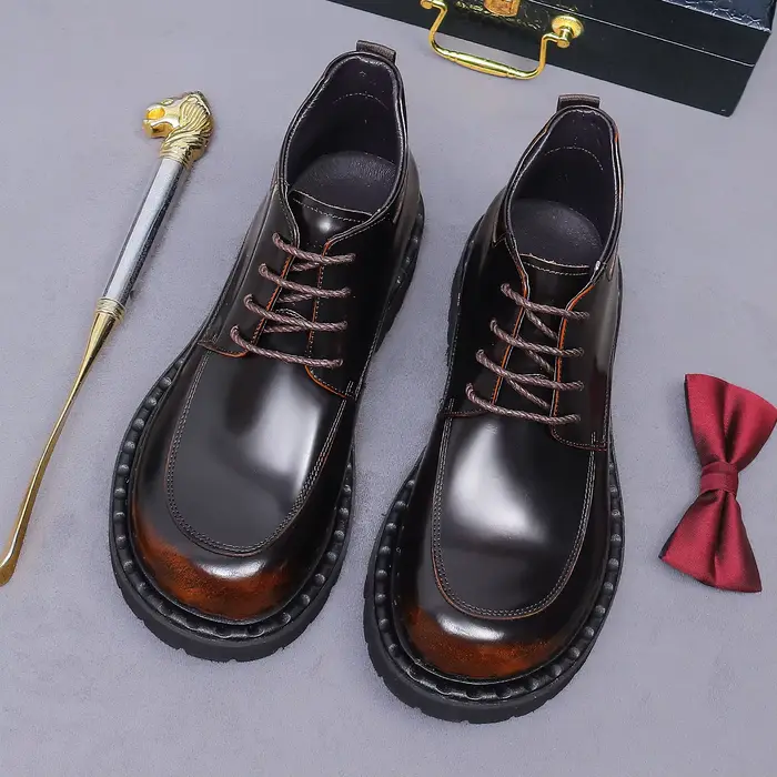 Bottes montantes à lacets pour hommes