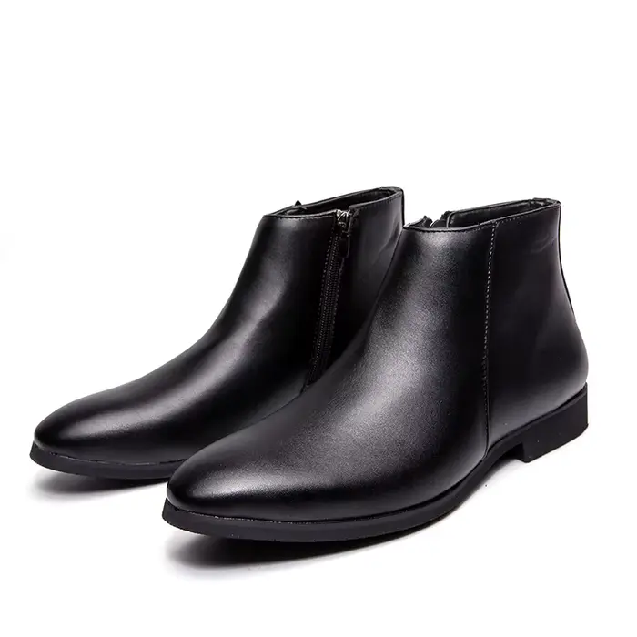 Nouvelles bottes d'équitation minimalistes pour hommes, style coréen, coiffeur britannique, chaussur