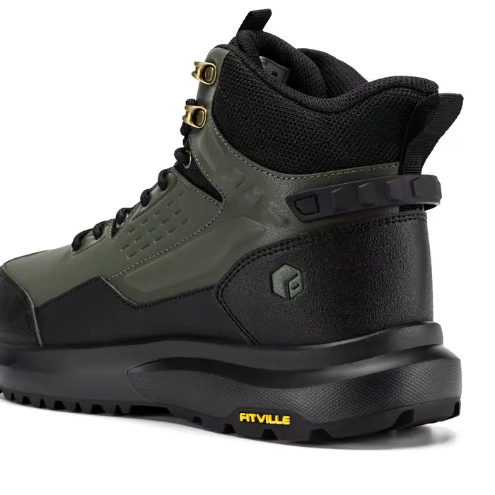 FitVille – bottes de randonnée larges pour hommes, chaussures de trekking résistantes à l'eau, antid