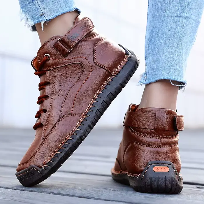 Chaussures pour femmes printemps/automne chaussures décontractées en cuir faites à la main mode Soft