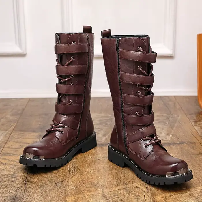 Bottes de mode montantes pour hommes