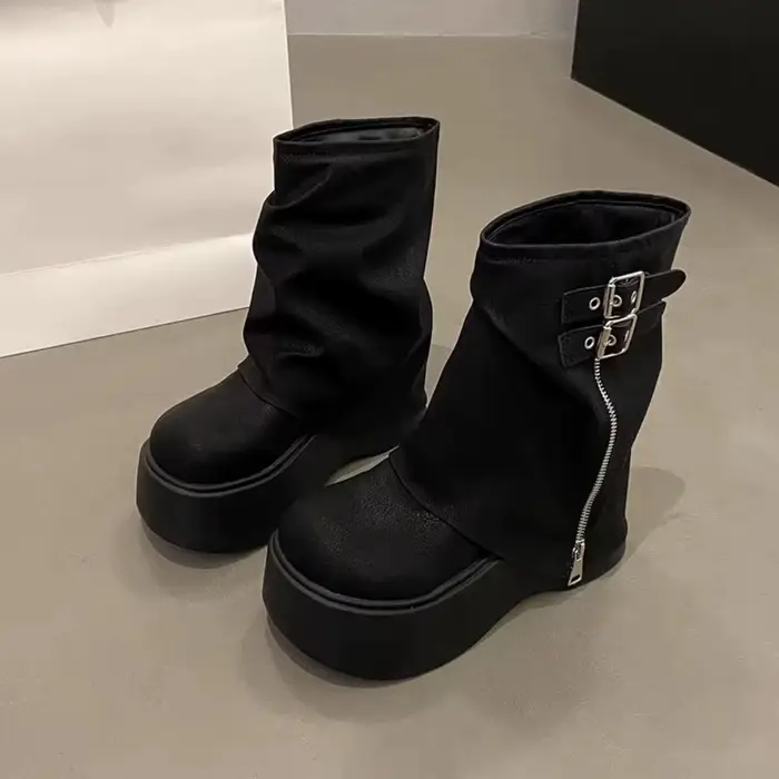 Bottines de motard pour femmes