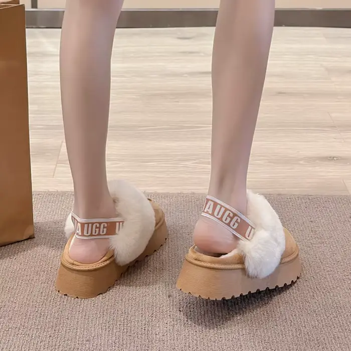 Bottes de neige pour femmes en fourrure doublée avec polaire et coton chaud pour l'hiver style ROMA occassions spéciales