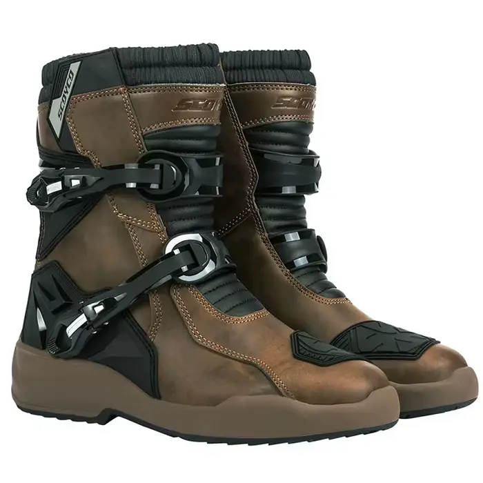 Bottes de moto imperméables et antidérapantes, équipement de Protection de motard résistant à l'usur