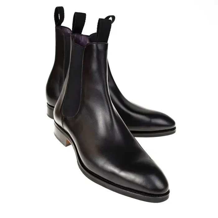 Nouvelles Bottines Chelsea pour Hommes en PU Marron – Style Britannique Polyvalent, Tendance, Décont