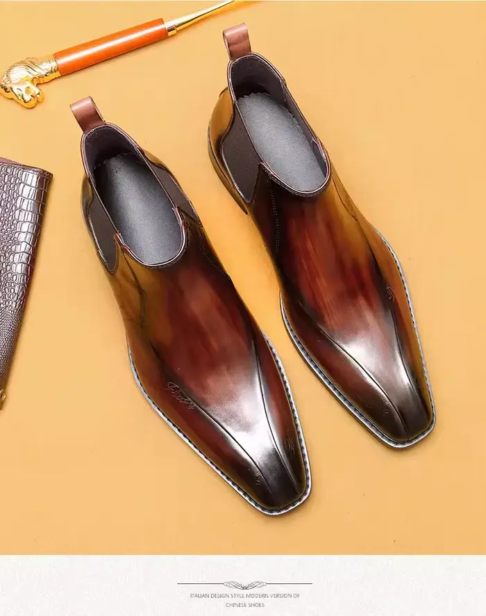 Bottes courtes de Style britannique pour hommes