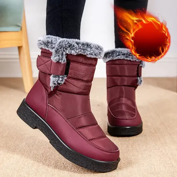 Femmes imperméable hiver bottes De neige plate-forme antidérapante chaud bottines
