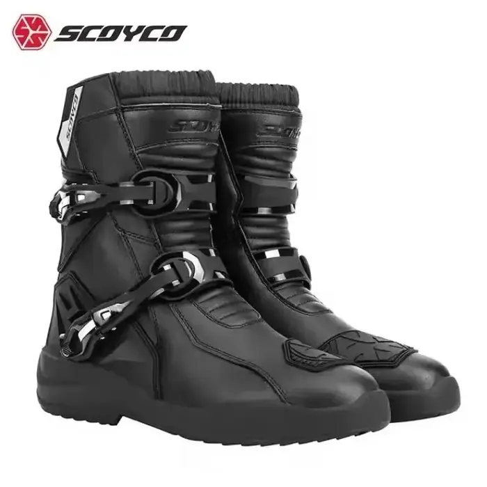 Scoyco – bottes de moto imperméables et respirantes pour hommes et femmes, pour rallye tout-terrain,