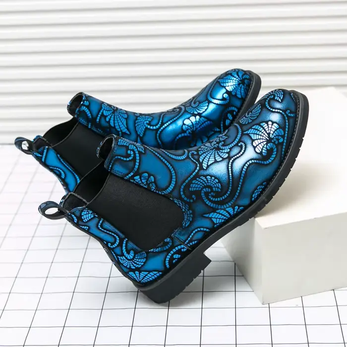 Bottes en cuir haut de gamme pour hommes