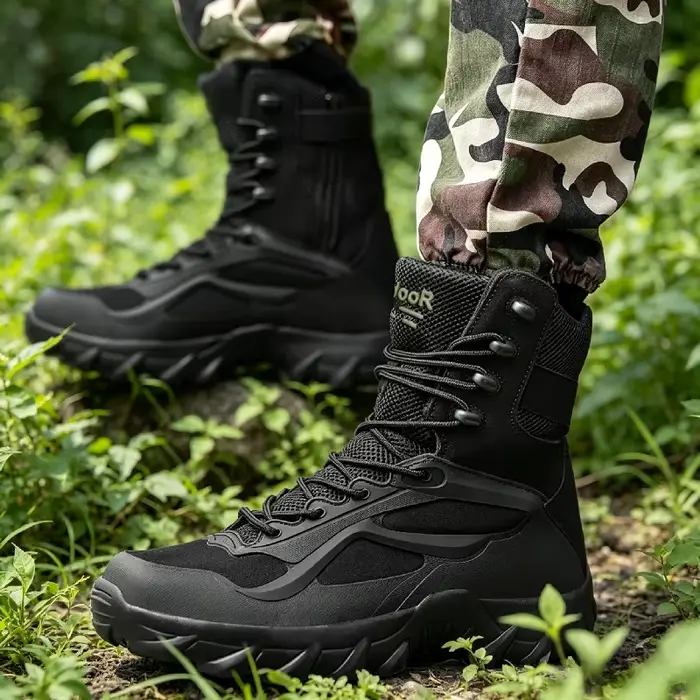 Bottes de désert montantes pour hommes, chaussures décontractées d'automne, respirantes, antidérapan
