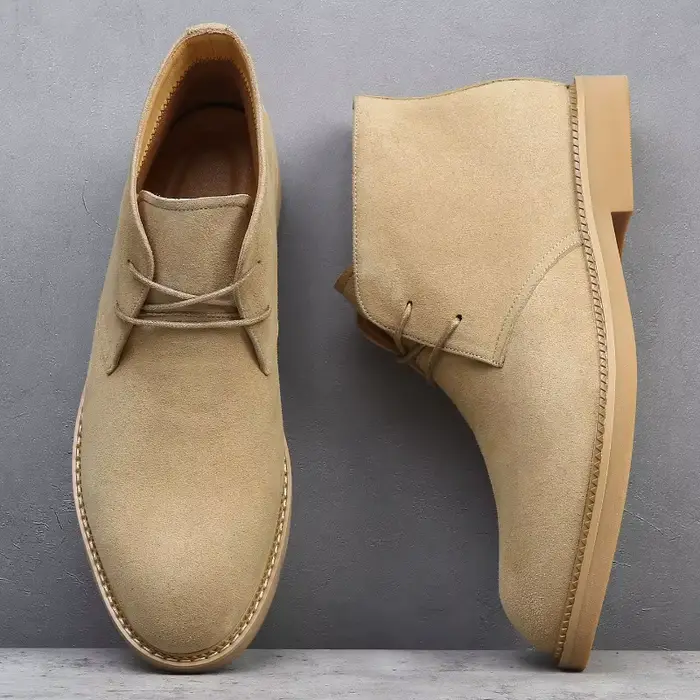 Bottes Chelsea en daim pour hommes