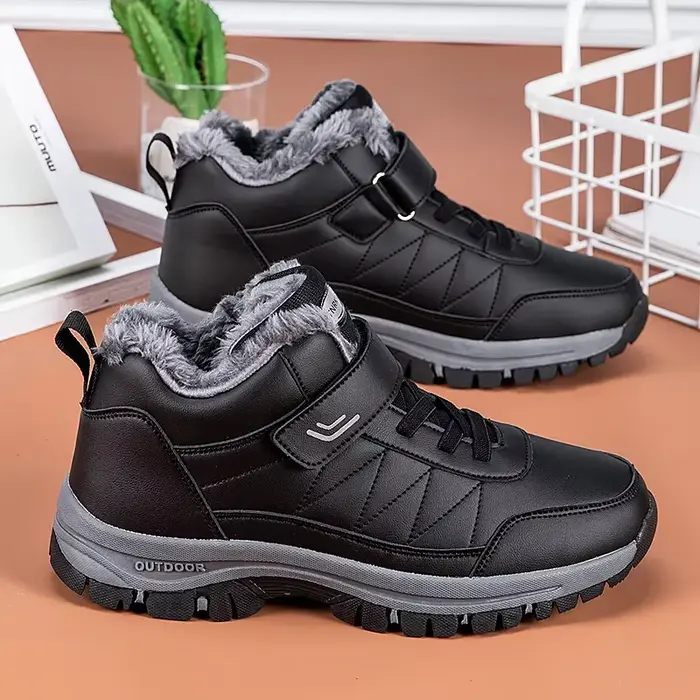 ELUVA bottes d'hiver pour hommes bottes de travail imperméables thermiques pour hommes bottes de nei