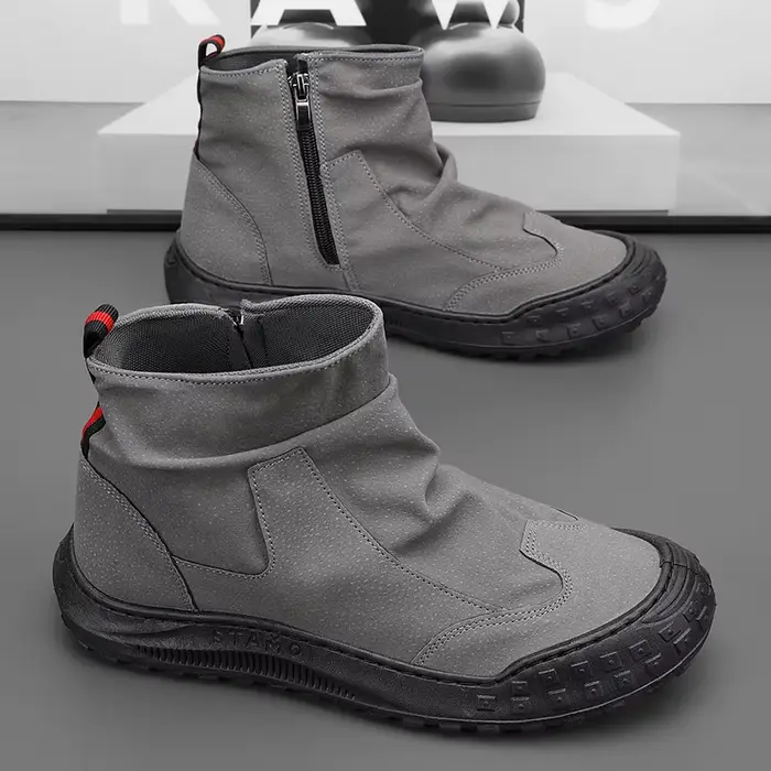 Bottines montantes classiques pour hommes