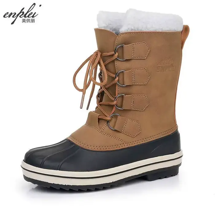 Bottes de neige pour femmes, bottes d'hiver chaudes, imperméables et antidérapantes, bottes arctique