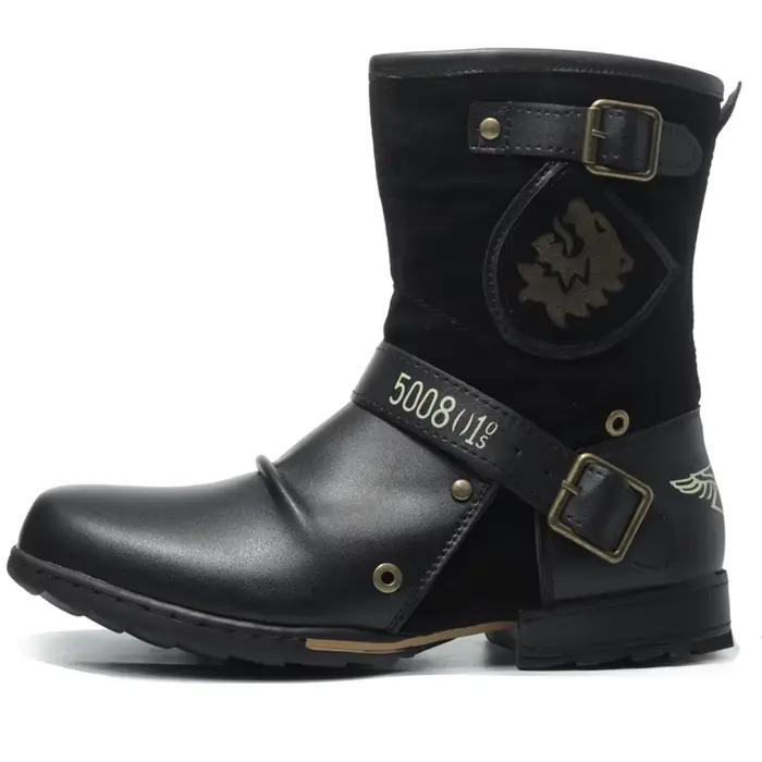 Bottes de cowboy mi-hautes personnalisées classiques Vintage faites à la main pour hommes bottes occ